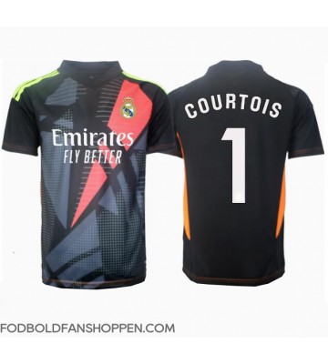 Real Madrid Thibaut Courtois #1 Målmand Udebanetrøje 2024-25 Kortærmet